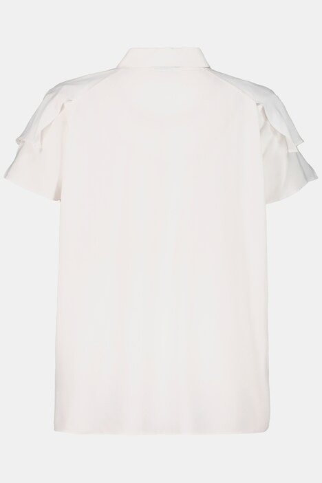 Bluse, verdeckte Knopfleiste, Oversized, selection