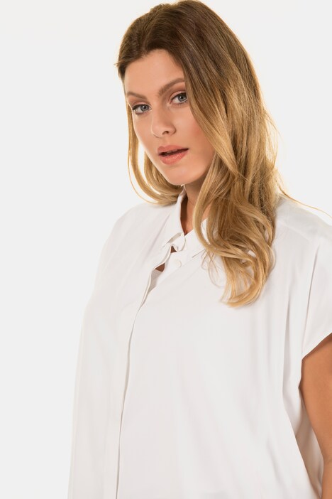 Bluse, verdeckte Knopfleiste, Oversized, selection