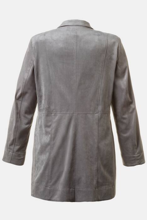 Suede-Jacke, Reversform, Stretchkomfort, Taschen