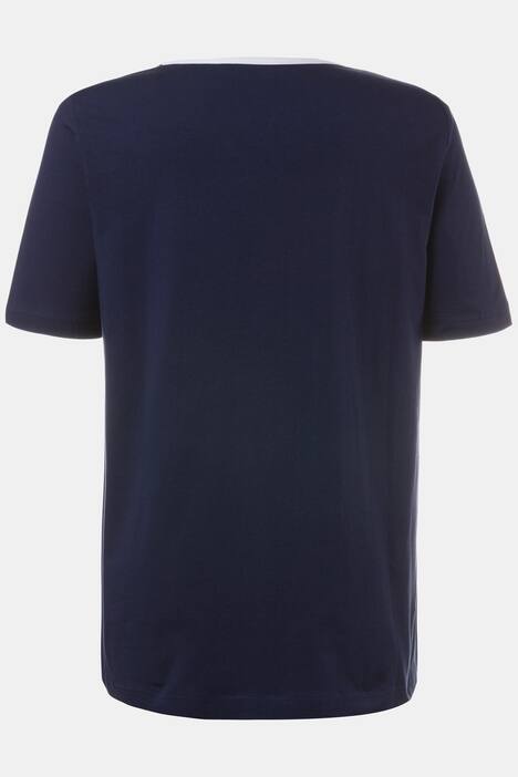 T-shirt, classic, meeuwenmotief, hartvormige hals