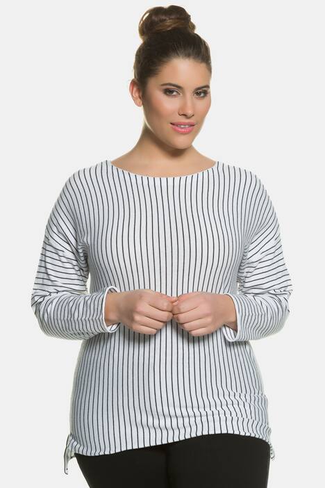 Pullover, längs gestrickt, Oversized, hinten länger