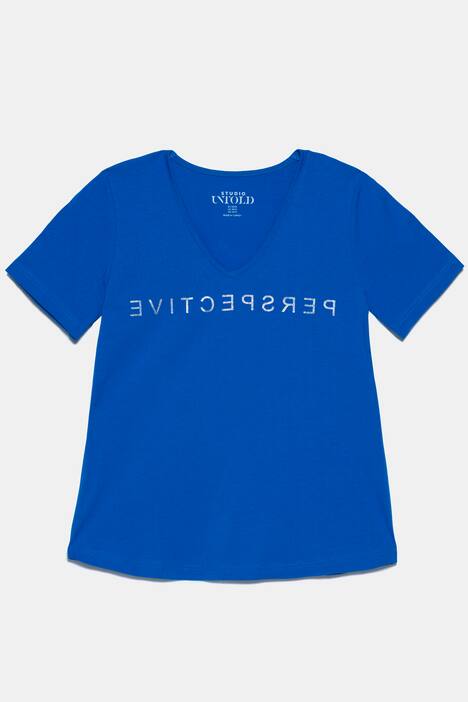Perspective V-Neck Short Sleeve Slim Fit Tee