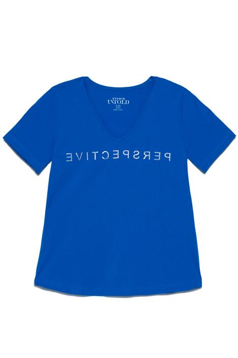 Perspective V-Neck Short Sleeve Slim Fit Tee