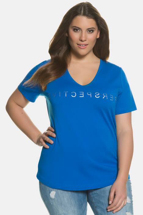 Perspective V-Neck Short Sleeve Slim Fit Tee