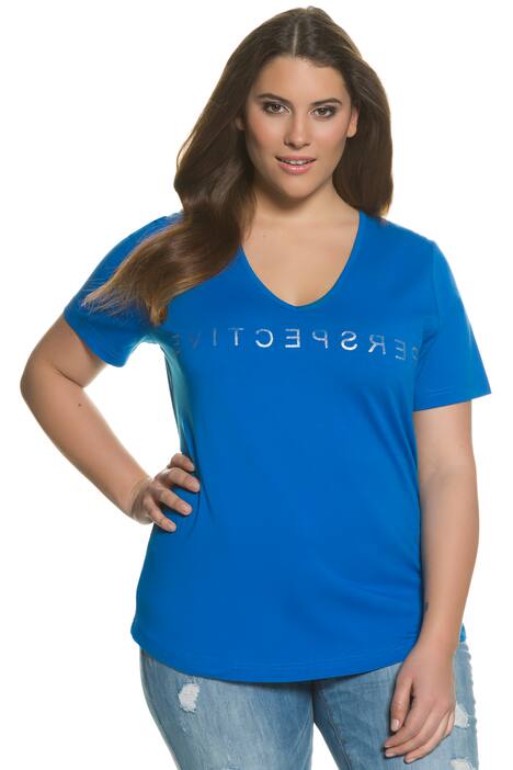 Perspective V-Neck Short Sleeve Slim Fit Tee