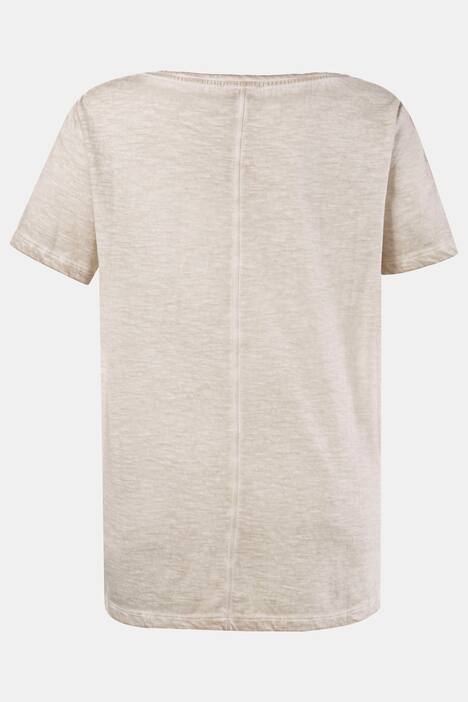 T-Shirt in Used-Look, Rundhals, lockere Passform