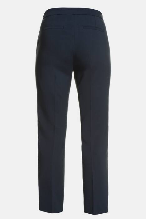 7/8-Hose, ausgestellter Saum, Biesen