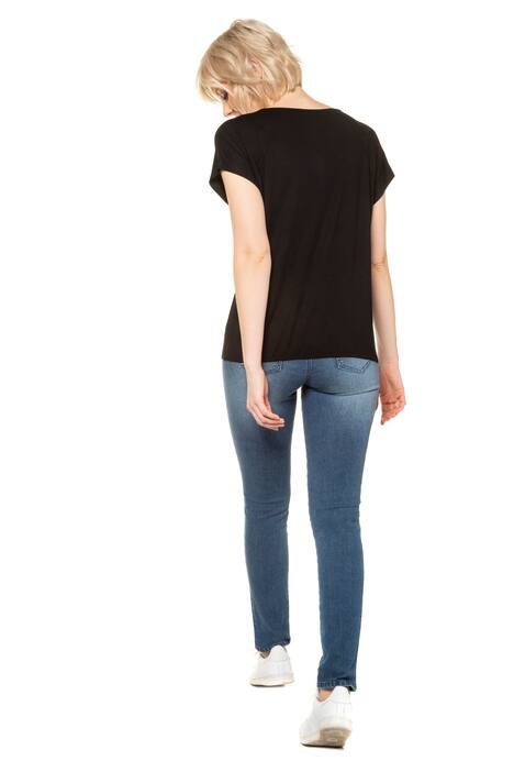 T-Shirt, oversized, Paspel vorne