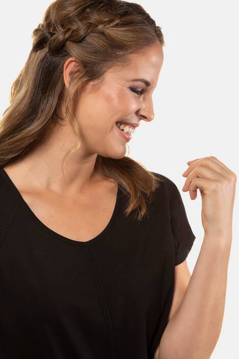 T-Shirt, oversized, Paspel vorne