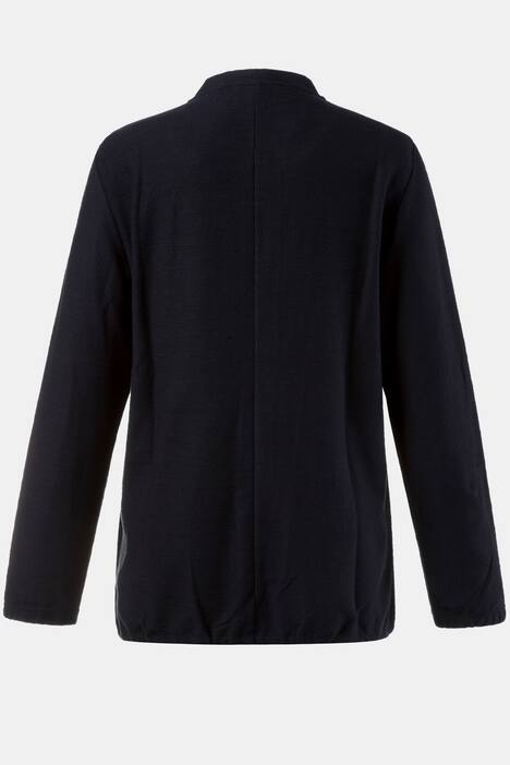 Sweat-Blouson, Tunnelzug-Saum, Biobaumwolle