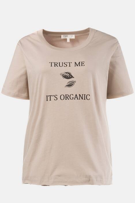 T-Shirt, Schriftmotiv, Biobaumwolle