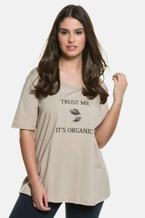 T-Shirt, Schriftmotiv, Biobaumwolle