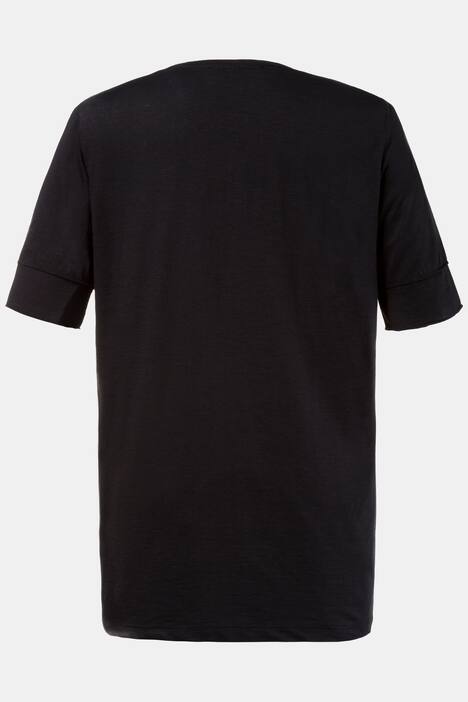 T-Shirt, Ziernaht, Classic, Ärmelblende, Biobaumwolle