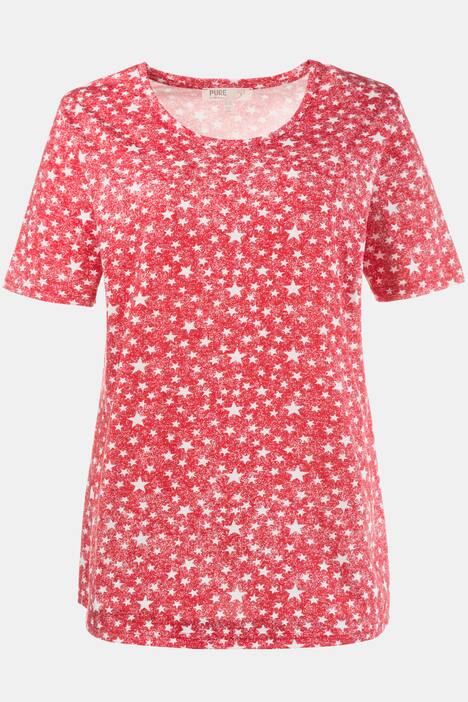 Eco Cotton Star Print Short Sleeve Tee