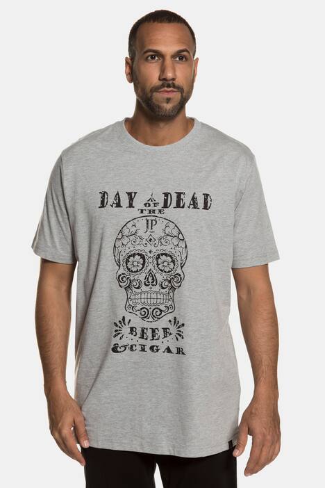 Day of the Dead Biker Cotton T-shirt