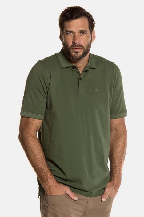 Poloshirt, gerade geschnitten, Piquéjersey, Brust-Stick