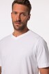T-shirts, basic, set van 2, V-hals, korte mouwen, tot 8 XL