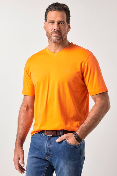 T-shirts, collection Basic, lot de 2. Col en V et manches courtes - jusqu'au 8XL