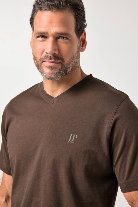 T-shirts, collection Basic, lot de 2. Col en V et manches courtes - jusqu'au 8XL