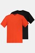 T-shirts, collection Basic, lot de 2. Col en V et manches courtes - jusqu'au 8XL