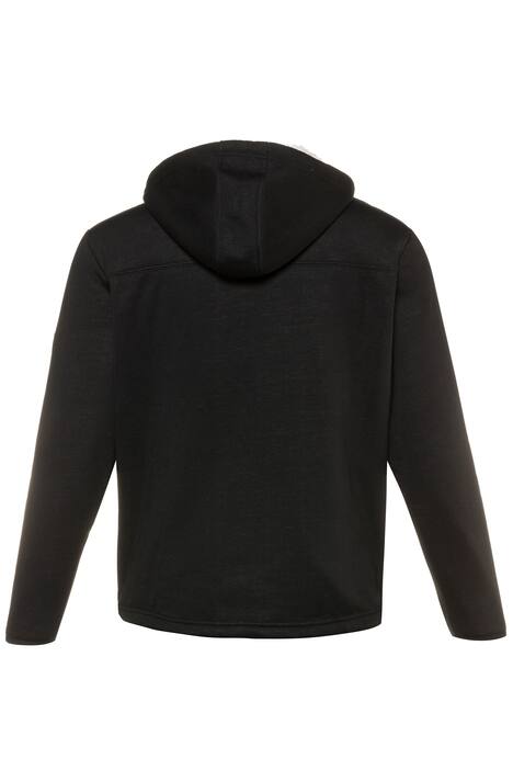 Fur Lined Zip Up Hooded Sweatshirt