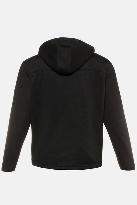 Fur Lined Zip Up Hooded Sweatshirt