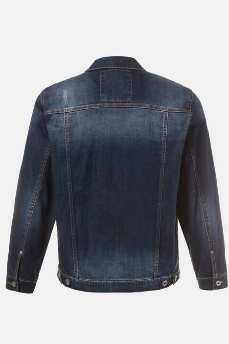 Denim Fade Wash Stretch Jacket