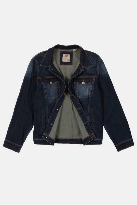 Denim Fade Wash Stretch Jacket