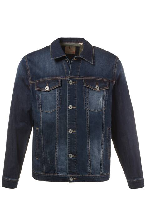 Denim Fade Wash Stretch Jacket