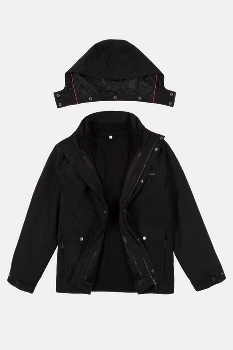 3-in-1-Funktionsjacke, atmungsaktiv, wasserabweisend