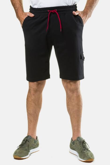 Bermuda, Sweat-Qualität, Cargo-Style, elastischer Bund