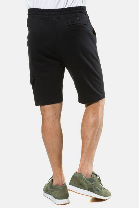 Bermuda, Sweat-Qualität, Cargo-Style, elastischer Bund