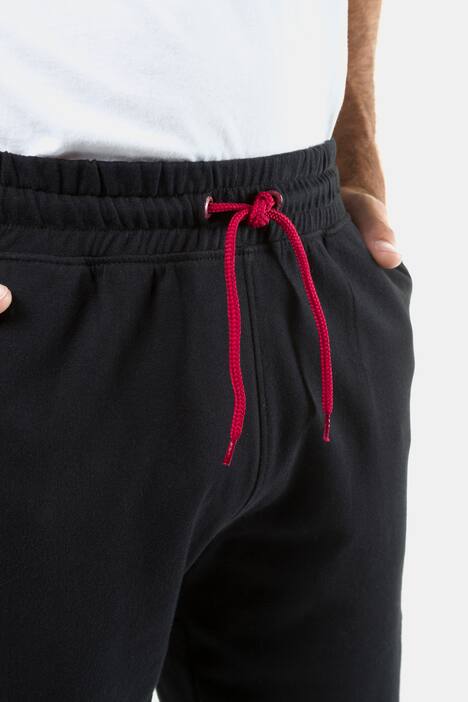 Bermuda, Sweat-Qualität, Cargo-Style, elastischer Bund