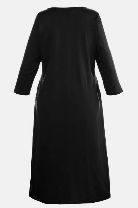 Kleid, A-Line, 3/4 Ärmel, reine Baumwolle , bis Gr. 66/68