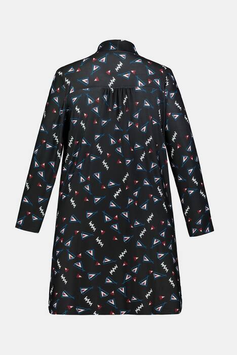 Cardigan, gemustert, offene Form, Jersey