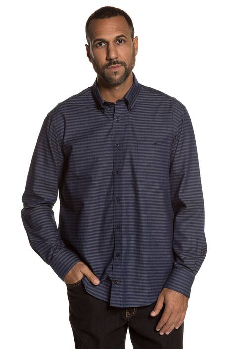 Hemd, Denimlook, Buttondown-Kragen, Modern Fit