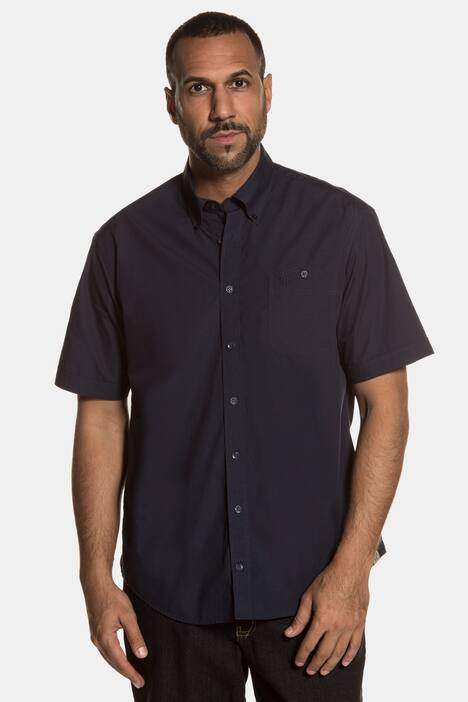 Halbarm-Hemd, Buttondown-Kragen, Modern Fit