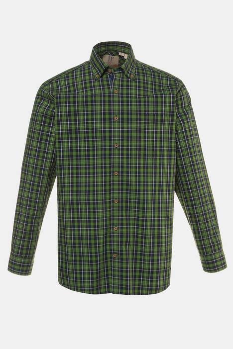 Plaid Button Down Collar Comfort Fit Shirt