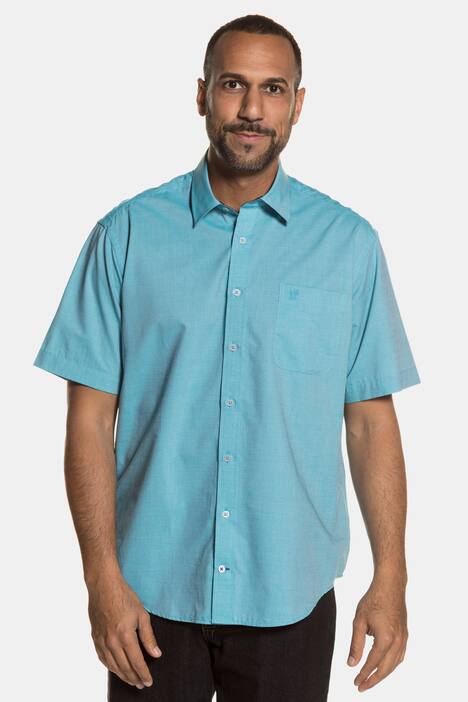 Dim Stripe Modern Fit Cotton Short Sleeve Shirt