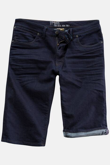 Bermuda, Jeans, Raw Denim, 5-Pocket, Regular Fit