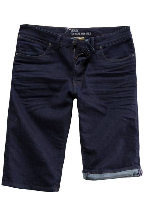 Raw Denim 5 Pocket Regular Fit Stretch Bermuda Shorts