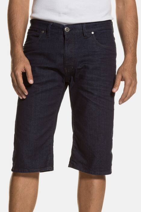 Bermuda, Jeans, Raw Denim, 5-Pocket, Regular Fit