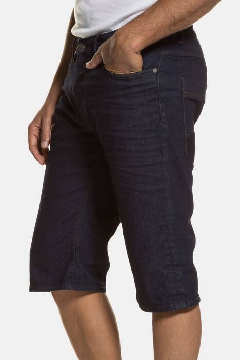 Bermuda, Jeans, Raw Denim, 5-Pocket, Regular Fit