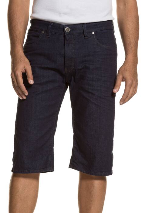 Raw Denim 5 Pocket Regular Fit Stretch Bermuda Shorts