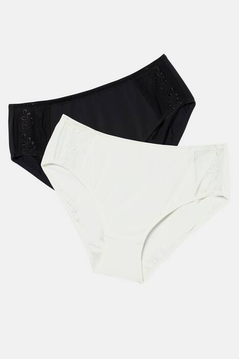 Miederhose, 2er-Pack, Spitze, Shapewear
