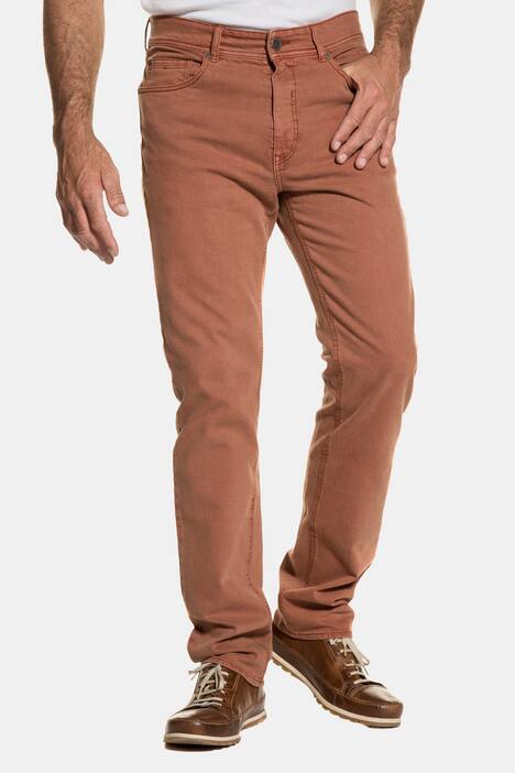 Colored Denim Straight Fit 5 Pocket Jeans