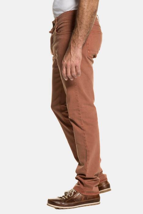 Colored Denim Straight Fit 5 Pocket Jeans