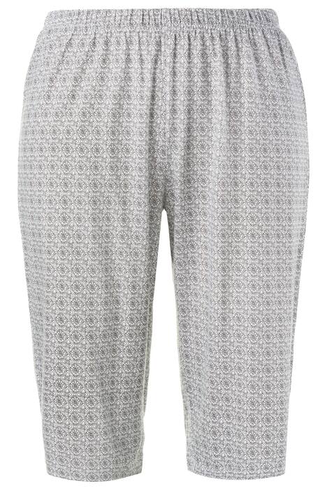Bird Print Short Sleeve Short Cotton Knit Pajama Set