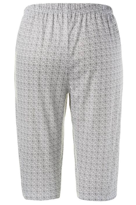 Bird Print Short Sleeve Short Cotton Knit Pajama Set