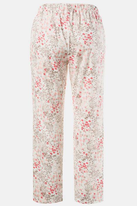 Pyjama, Hirschmotiv, geblümte Hose